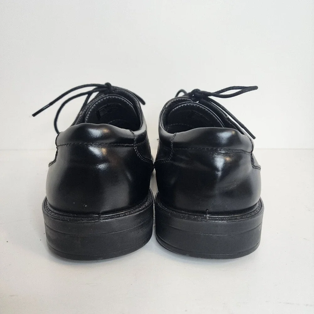 Soft Stags Town Black Simulated Leather Lace Up Dress Shoes Men Size 8.5 M‎